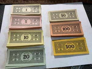 Vintage Monopoly Geld, um 1935, alle Stückelungen - Bild 1 von 1