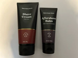 Bath & Body Works ~ MEN'S ~ Shave Cream/Aftershave Balm~ 2PC GIFT SET - Picture 1 of 3
