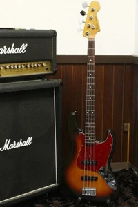 1990 made Fender Japan '62 reissue JAZZ BASS JBD-62 3TS FUJIGEN Made in Japan - Picture 1 of 24