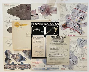 Vintage Star Trek The Motion Picture Action Fleet Complete 1979 Mobile Set - Picture 1 of 5