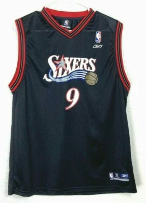 Camiseta deportiva juvenil Philadelphia 76ers Sixers #9 Andre Iguodala NBA Reebok XL 18-20 Foto 1 de 4
