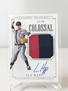 Parche de novato Ian Happ 2015 National Treasures Collegiate automático/99 - Cincinnati - Imagen 1 de 2