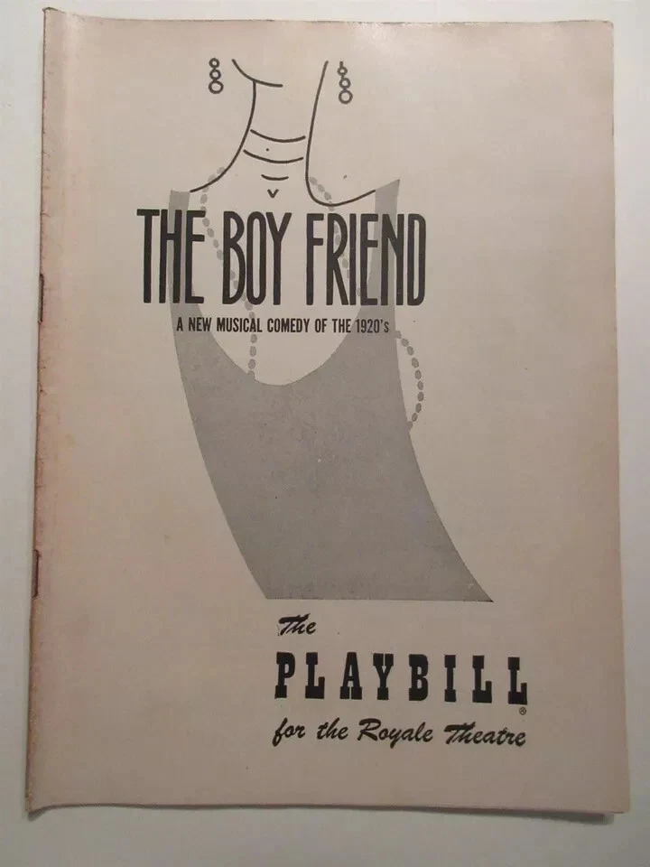 The Boy Friend Broadway Playbill abril 1955 Julie Andrews Royale Theatre Foto 1 de 1