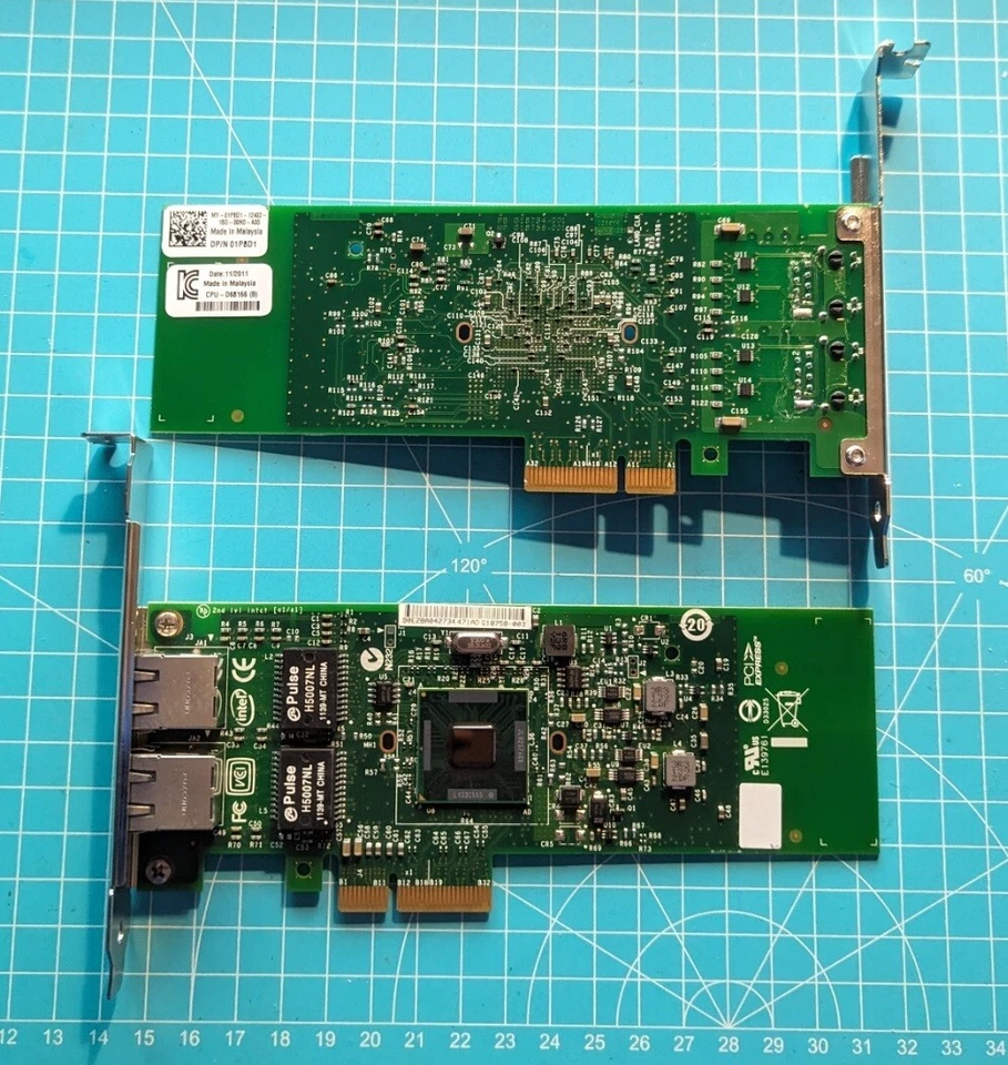 Intel Gigabit ET Dual Port RJ-45 Server Adapter C93606-00 Full Profile - Bild 1 von 1