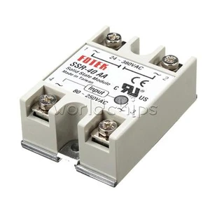 SSR-40AA 40A Solid State Relay Module 80-250V AC / 24-380V AC W - Picture 1 of 4