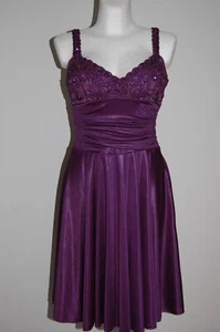 MARIA BONITA USA - GR. M (38) - Cocktailkleid lila glitzer - Bild 1 von 4