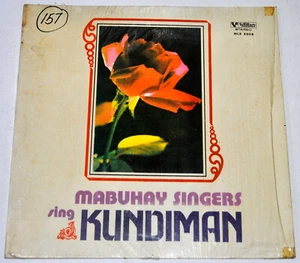 Philippines MABUHAY SINGERS Sing Kundiman OPM LP Vinyl Record - Picture 1 of 2