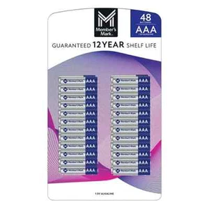Brand New Member's Mark Alkaline AAA Batteries Exp. 12/2035 - Picture 1 of 4