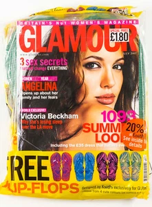 ANGELINA JOLIE VICTORIA BECKHAM FREE FAITH MARBLED FLIP FLOPS Glamour magazine - Picture 1 of 1