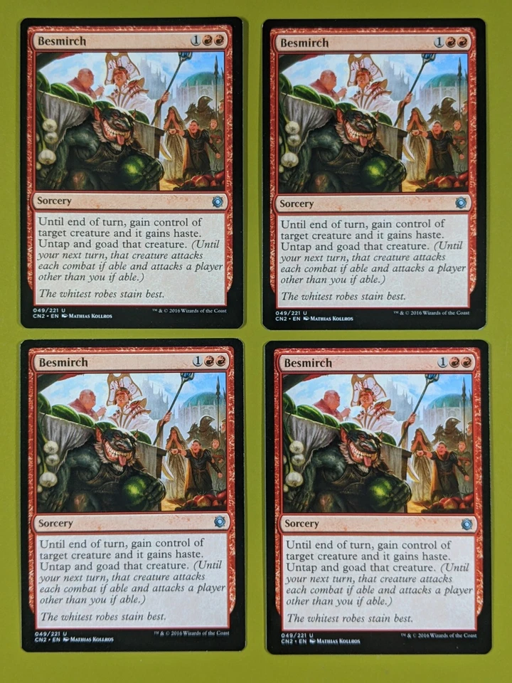 Besmirch x4 Conspiracy: Take the Crown 4x Playset Magic the Gathering MTG - Image 1 of 1