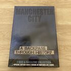 Manchester City - A Backpass Through History - Magazine + 2 DVD set - Brand New