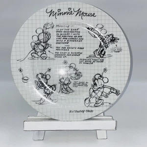 New DISNEY SKETCH BOOK Minnie Mouse 10.5" Dinner Plate - Picture 1 of 3