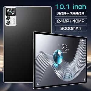 2025 Gifts 12S Pro Tablet PC 8+256GB 24+48MP Android 8000mAh WiFi Tablet Pad - Picture 1 of 23