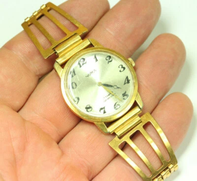 Reloj pulsera raro vintage ruso soviético CHAIKA 31mm años 60 chapado en oro W037 Foto 1 de 4