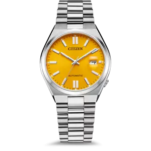 Citizen NJ0150-81Z automatisches gelbes Zifferblatt Edelstahl Tsuyosa Saphir - Bild 1 von 6