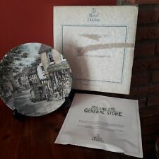 1990  ROYAL  DOULTON  BRADEX  THE  GENERAL  STORE  COLECTORS  PLATE