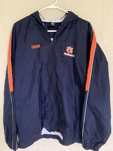 NEW Starter AUBURN TIGERS Hooded Full Zipper Nylon Jacket Size Youth 16/18 - Picture 1 of 5