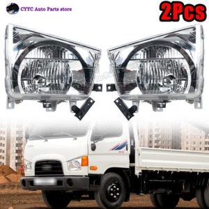 Pair For Hyundai HD65 HD72 HD78 Truck Headlight Fog Light Turn Signal Daytime - Picture 1 of 21