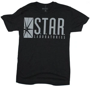Flash Dc Comics Mens T-Shirt - S.T.A.R. STAR LABS Laboratories Logo - Picture 1 of 1