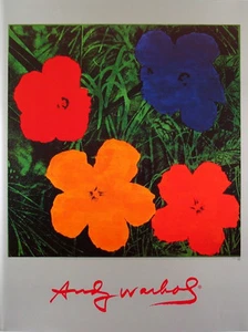 ANDY WARHOL - Flowers, 1964 - POP ART PRINT Offset Lithograph Poster - Picture 1 of 1