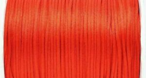 B1G1 Free 50ft 1mm Bugtail Satin Cord Nylon Card Macrame Jewelry 100 Ft Total