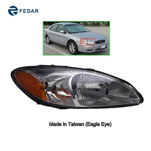 Replacement Headlight Fit 00-07 Ford Taurus w/o Centennial Edition Passenger - Picture 1 of 7