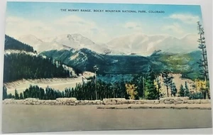 Vintage natürliche Farbe Mumie Sortiment RMNP Estes, Colorado Postkarte - Bild 1 von 6
