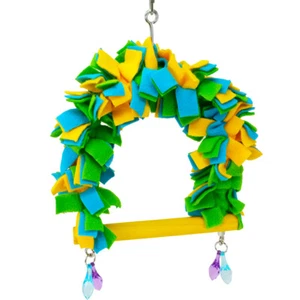 3696 X-small Cozy Swing Bird Toy loro conure cuáquero periquito cacatúa lories - Imagen 1 de 1