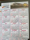 1985 Seaboard System Chessie Csx Railroad Calendar - Free Ship