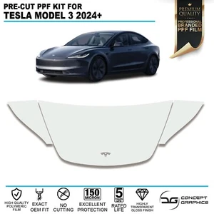 Protector de virutas de piedra para capó y alas PPF película de protección de pintura para Tesla Modelo 3 24+ - Imagen 1 de 3