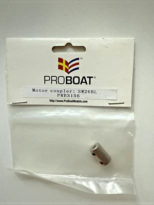 PROBOAT MOTOR COUPLER FOR SHOCKWAVE 26BL  PRB3156 NEW OLD INVENTORY - Image 1 of 3