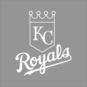 Kansas City Royals MLB Team Logo 1 Farbe Vinyl Aufkleber Sticker Auto Fenster Wand - Bild 1 von 7