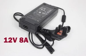 ADAPTADOR DE FUENTE DE ALIMENTACIÓN DC12V 2A/5A/8A + CABLE DIVISOR DE 2/4/8 VÍAS PARA CÁMARA CCTV DVR - Imagen 1 de 13