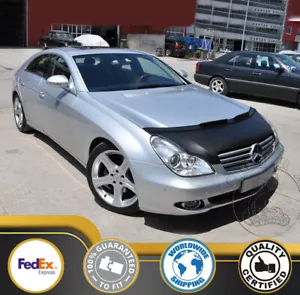 Car Bonnet Hood Bra Fits MERCEDES CLS Class W219 2006 2007 2008 2009 2010 2011 - Picture 1 of 7