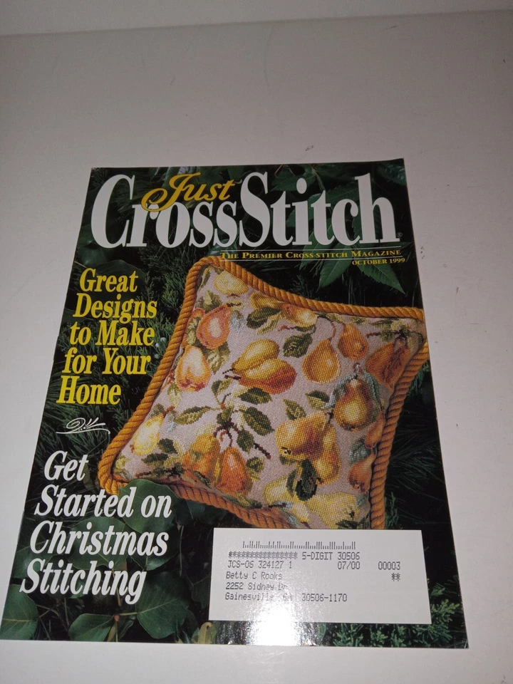 Revista Just Cross Stitch Octubre 1999 “Costuras de Navidad” Foto 1 de 1
