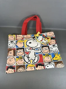 Snoopy Peanuts 13" Canvas Beuteltasche Tasche Neu mit Etikett - Bild 1 von 8