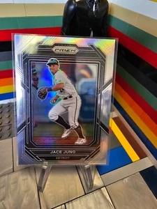 2023 Panini Prizm Baseball Jace Jung Silver Prizm Refractor #77 - Detroit Tigers - Bild 1 von 2