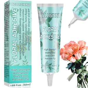 Floral Glue 50 ML, Waterproof, Fast-Drying Bond for Fresh Flowers, Corsages - Picture 1 of 12