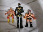 Lot Of 3 Action Figure Wrestling Toy Lot WWE WWF AX Hulk Hogan GOLDUST Wrestler 