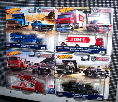 HOT WHEELS ПЕРВОКЛАССНЫЙ КОМАНДНЫЙ ТРАНСПОРТ ЛОТ ИЗ 4 ТОВАРОВ CHEVY, FORD, MERMERCURY И NISSAN ТРУДНО НАЙТИ! - Изображение 1 из 3