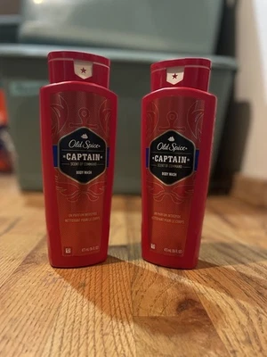 Jabón corporal Old Spice Red Collection, Captain, Scent Of Command, 16 oz, lote de 2 Foto 1 de 2