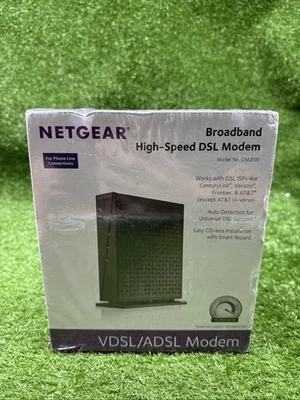 Módem DSL de banda ancha de alta velocidad Netgear VDSL/ADSL DM200-100NAS - SELLADO.    s3 Foto 1 de 4