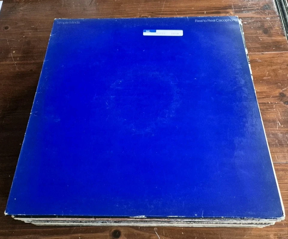 SIMPLE MINDS - REAL TO REAL CACOPHONY LP OVED 124 VIRGIN REISSUE 1982 VG+!  - Image 1 of 1