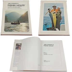 1980 Jim Conway’s „Fishin’ Holes“ — Signed 1st Edition HC w/ Schutzumschlag - Bild 1 von 5