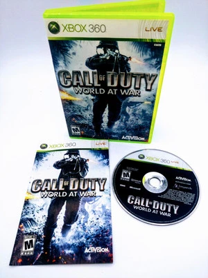 Call of Duty: World at War Microsoft Xbox 360 Complete w/ Manual - Image 1 of 2