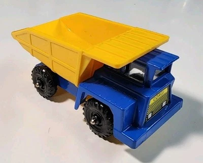 Vintage 1976 Corgi Juniors Blue/Yellow Dumper Truck HO Diecast/Plastic Tipper - Image 1 of 4