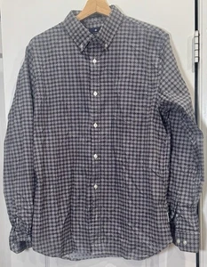 Ben Sherman Shirt Mens Large Beautiful Design Stretch Long Sleeve Tailoring - Foto 1 di 3
