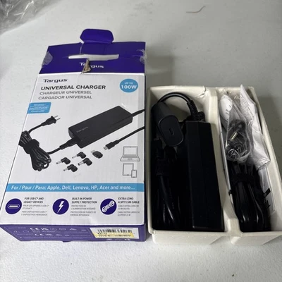 Universal Laptop Charger 100W Universal A.C Adaptor APM108TT New Targus T3 - Image 1 of 4