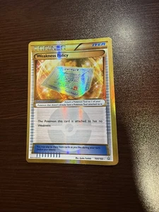 Weakness Policy Trainer 164/160 Gold Secret Pokémon XY Primal Clash - LP - Picture 1 of 11