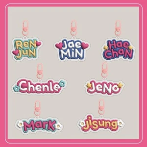 Lindo llavero acrílico de doble cara con etiqueta con nombre Kpop NCT DREAM - Imagen 1 de 9